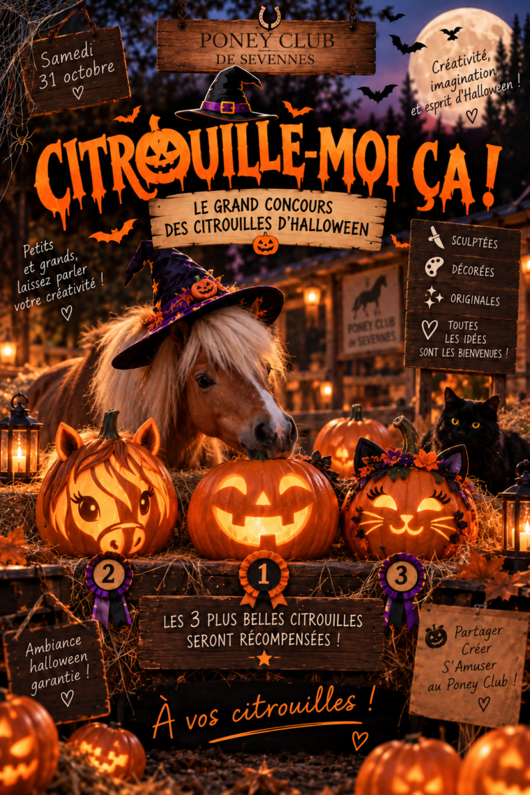 Concours des trois plus belles citrouilles d’Halloween